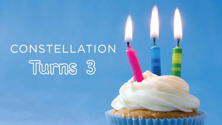 Constellation Turns Three – Thanks to You!